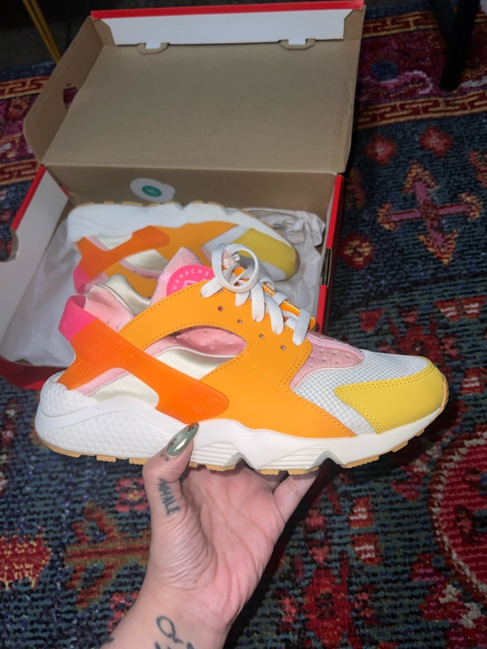 Nike huarache, color: solar flare - Picture 3 of 4